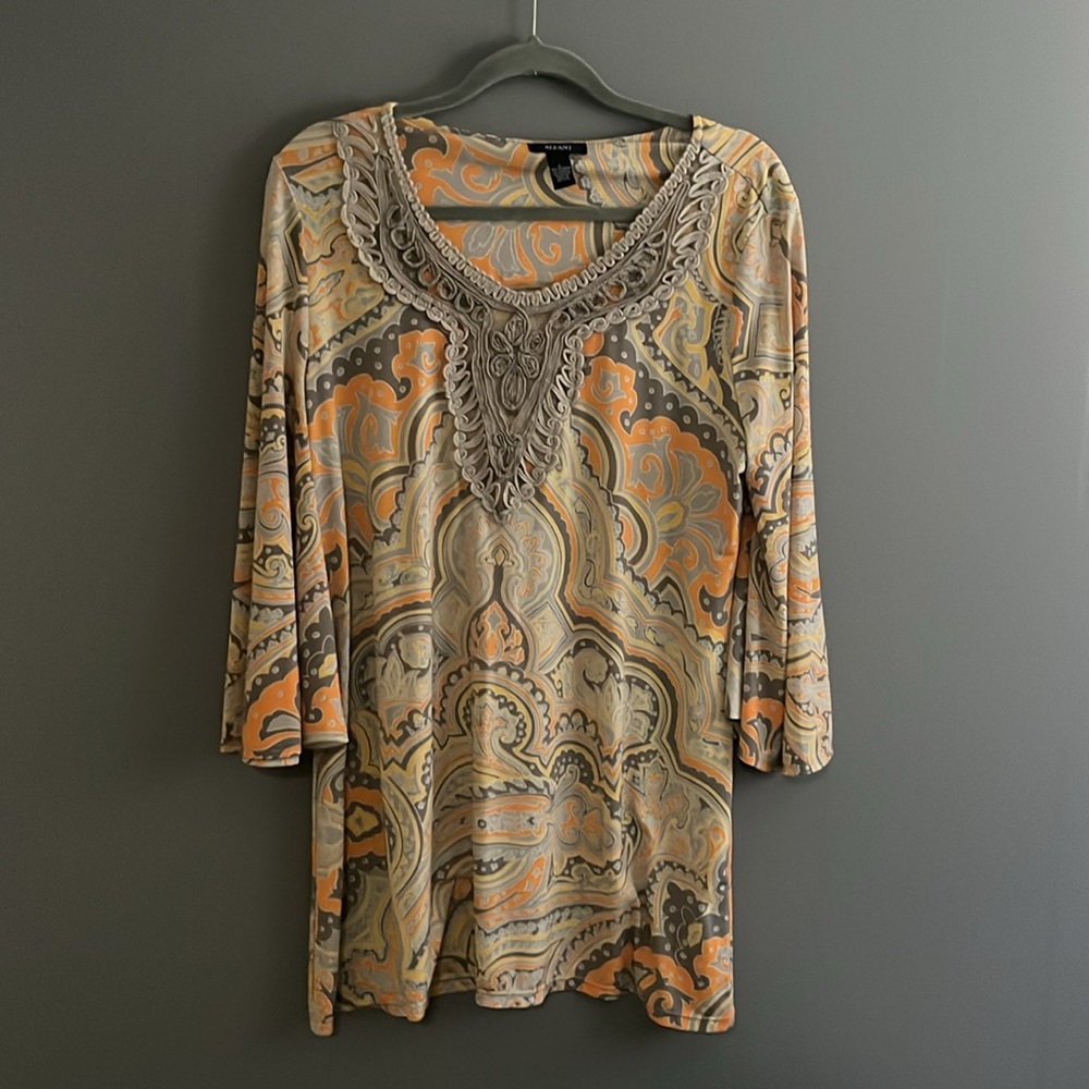Alfani Paisley print top